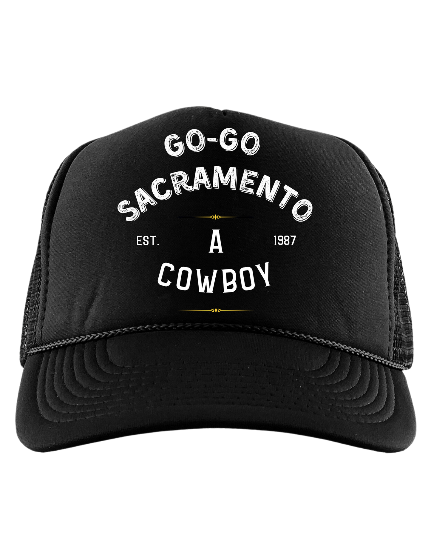 The GO GO Sacramento Trucker in Black
