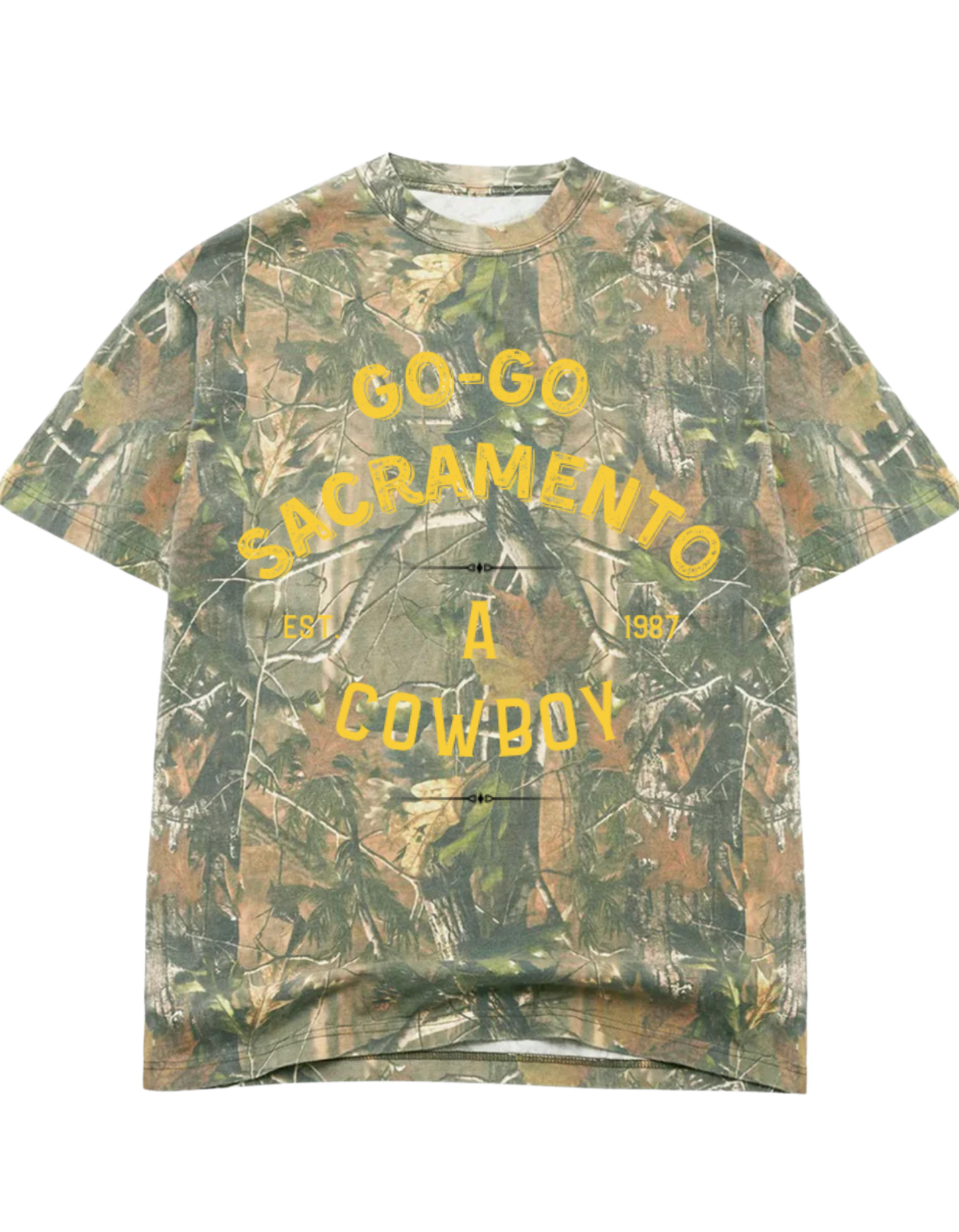 The GO GO Sacramento Camo Tee
