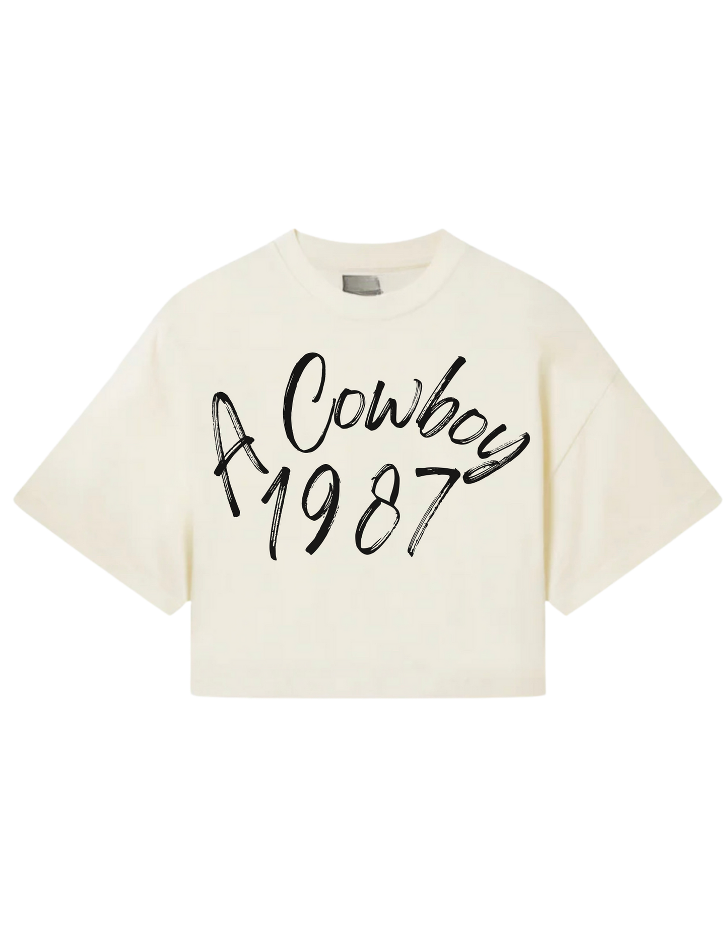 The Designer Cowboy Ladies Crop Tee