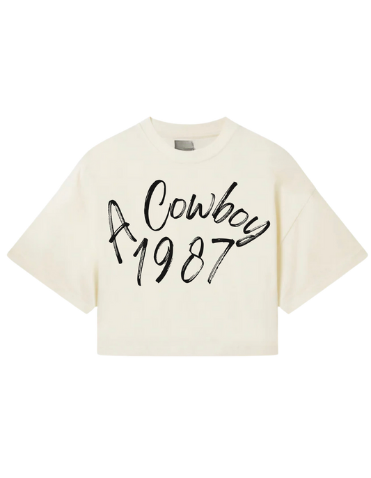 The Designer Cowboy Ladies Crop Tee