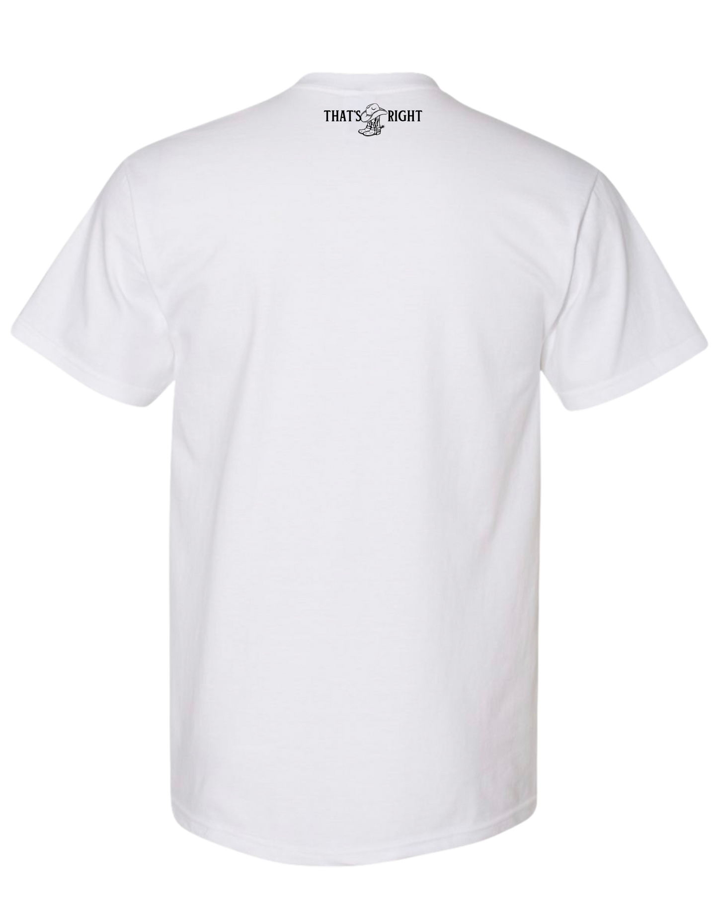 The Statesmen Cowboy Tee Nevada in White