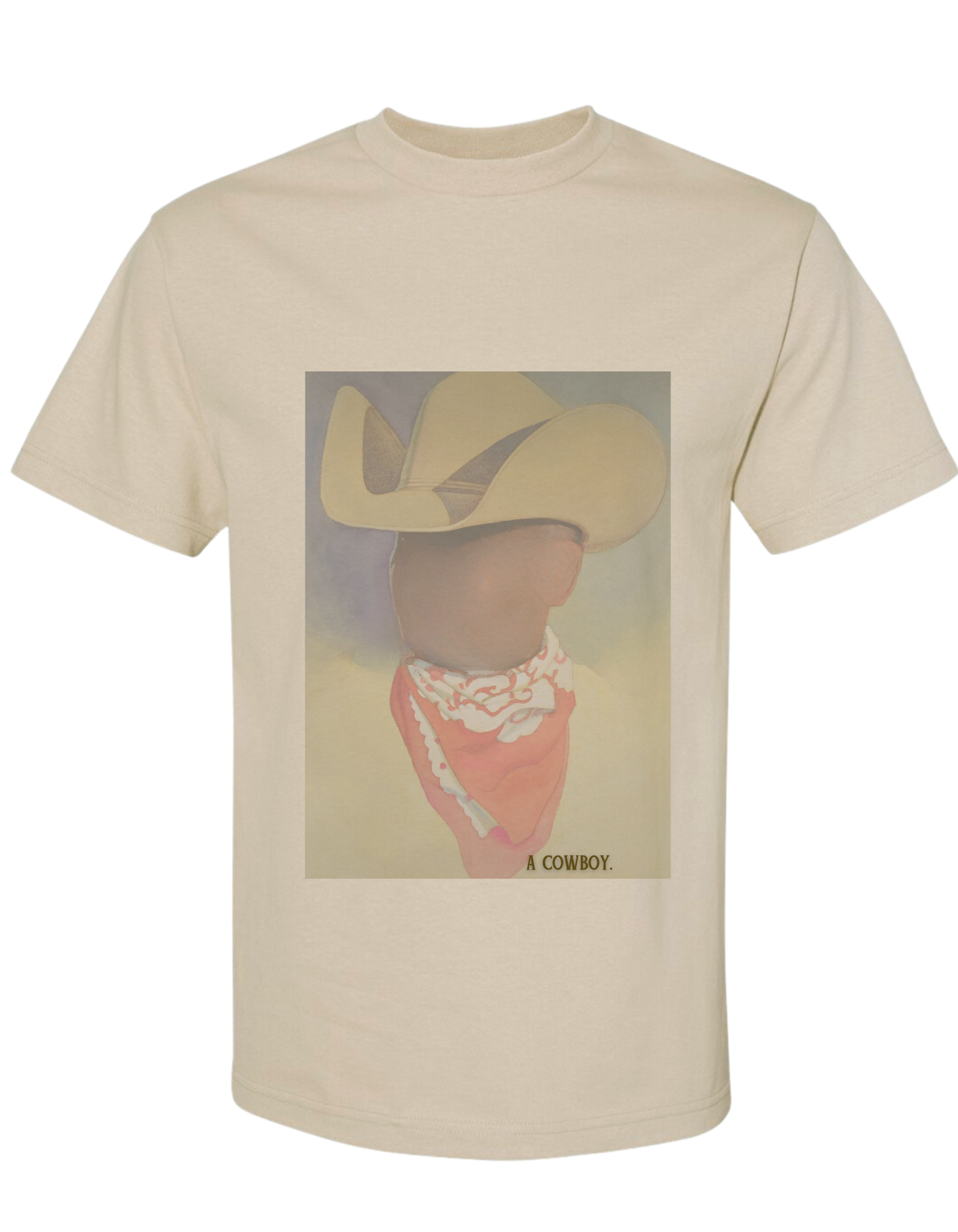 The Full Frame Cowboy Tee in Sandstone