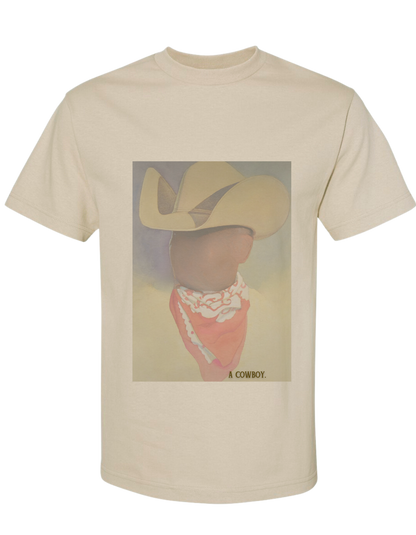 The Full Frame Cowboy Tee in Sandstone