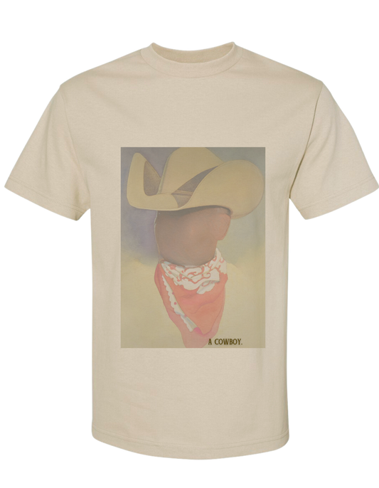 The Full Frame Cowboy Tee in Sandstone