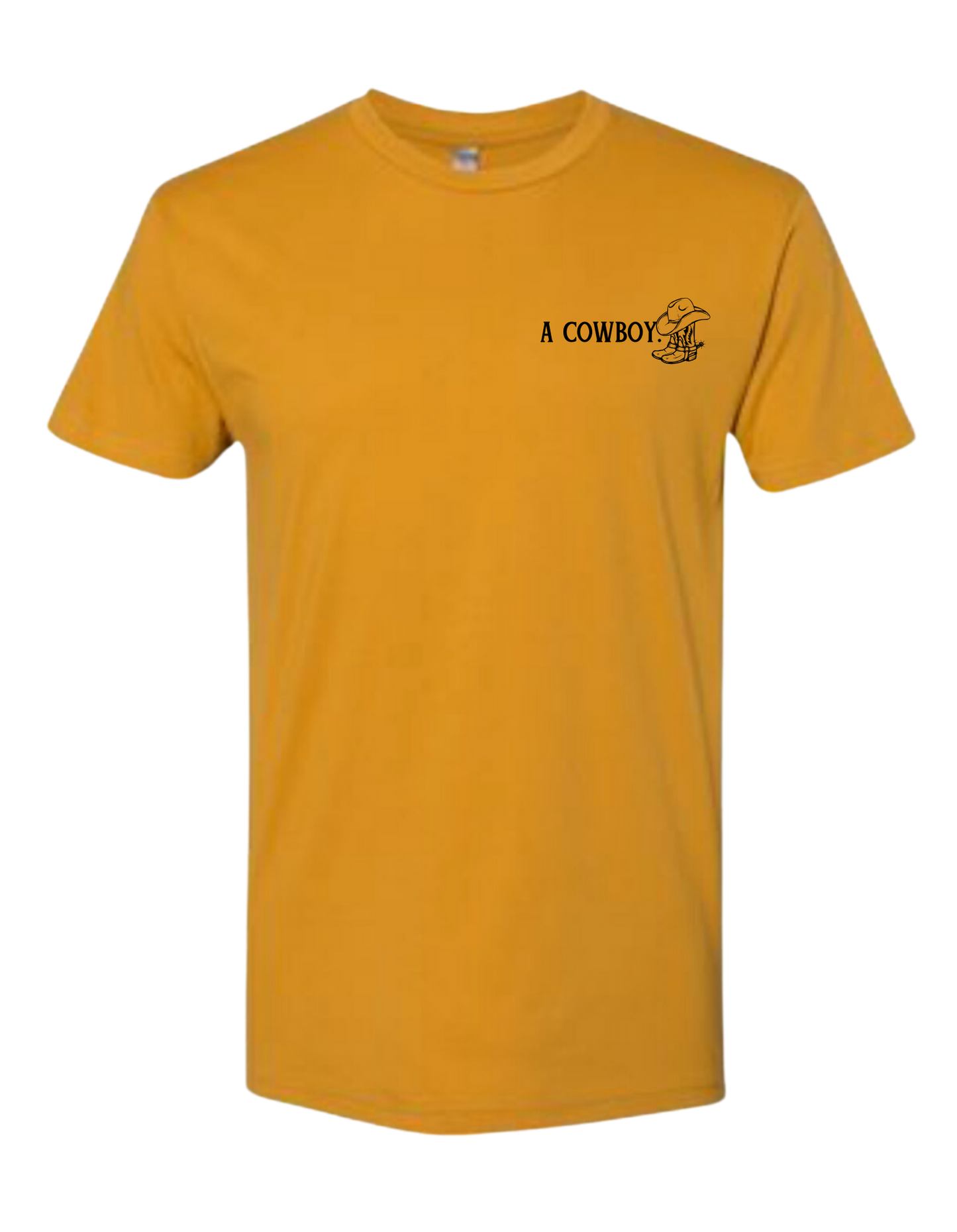 The Everyday Cowboy Tee in Old Gold