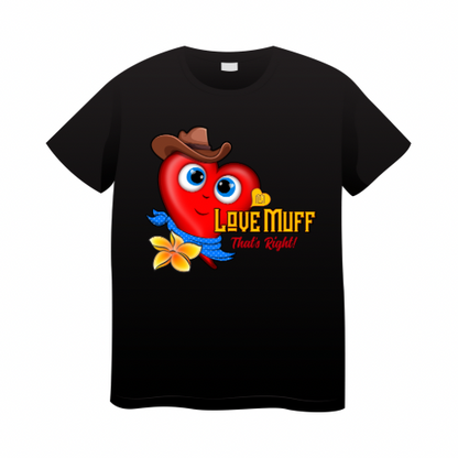 The Love Muffin Cowboy Chili Tee in Black