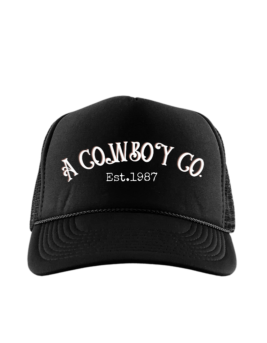 The Farm Boy Trucker in Black