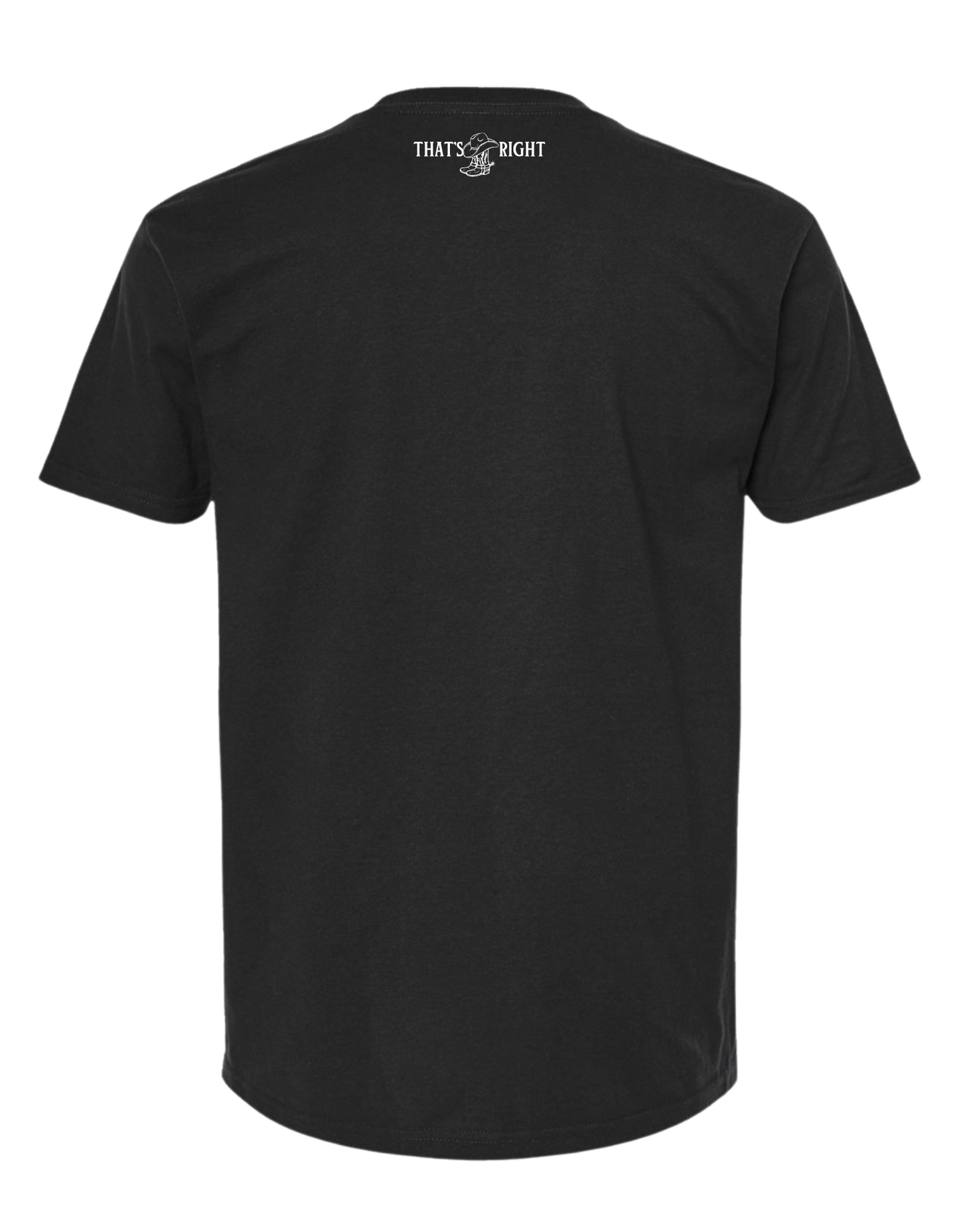 The Statesmen Cowboy Tee Texas in Black