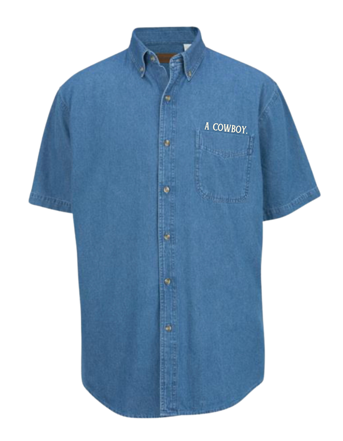 The A Cowboy Short Sleeve Denim Classic