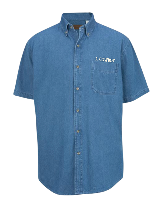 The A Cowboy Short Sleeve Denim Classic