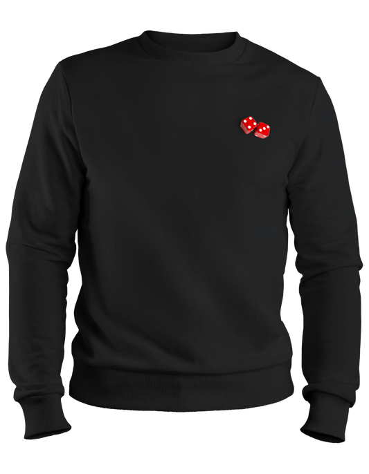 The Roll em Crewneck in Black