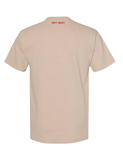 The A Cowboy Tee in Desert Sand