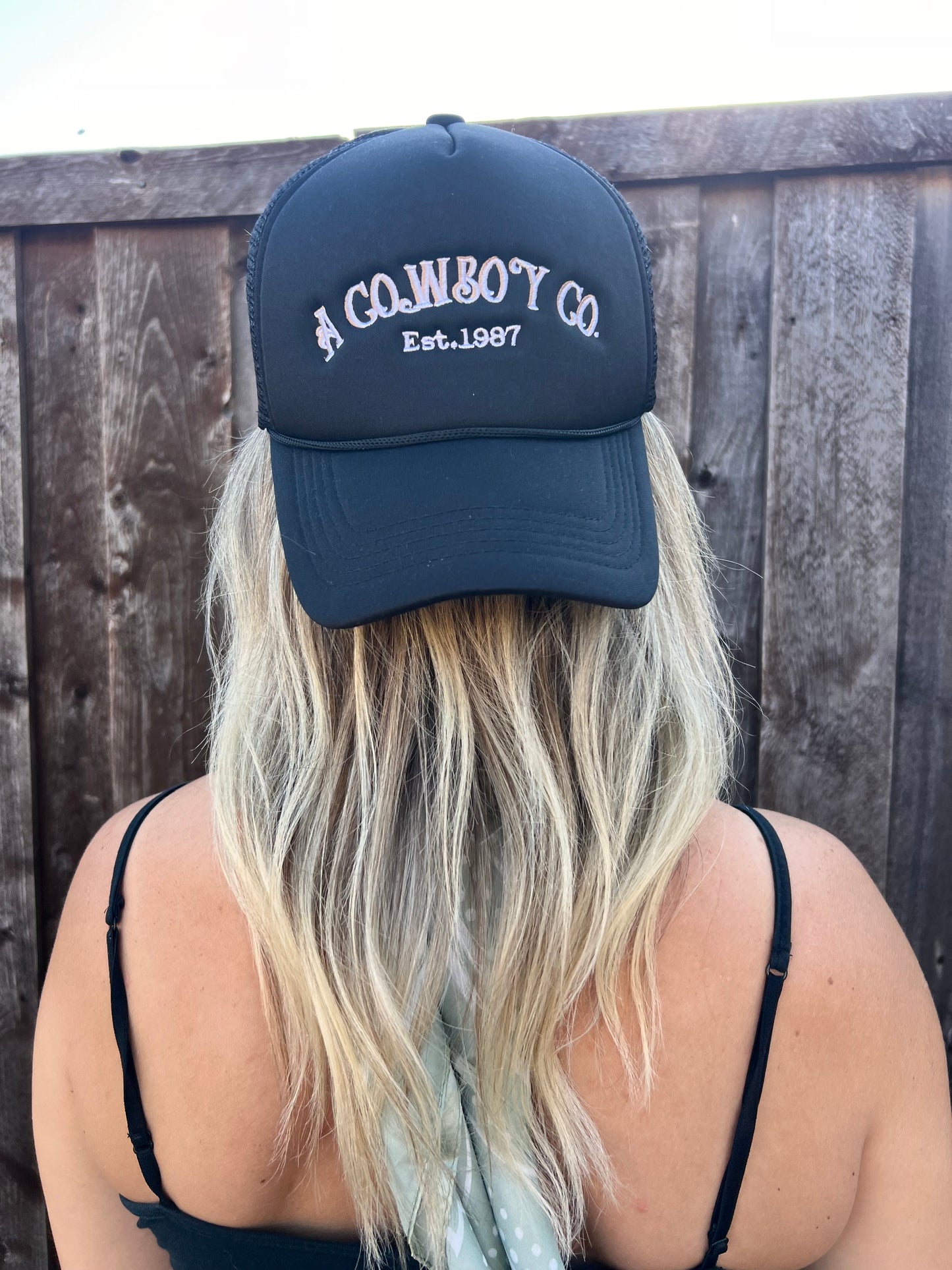 The Farm Boy Trucker in Black