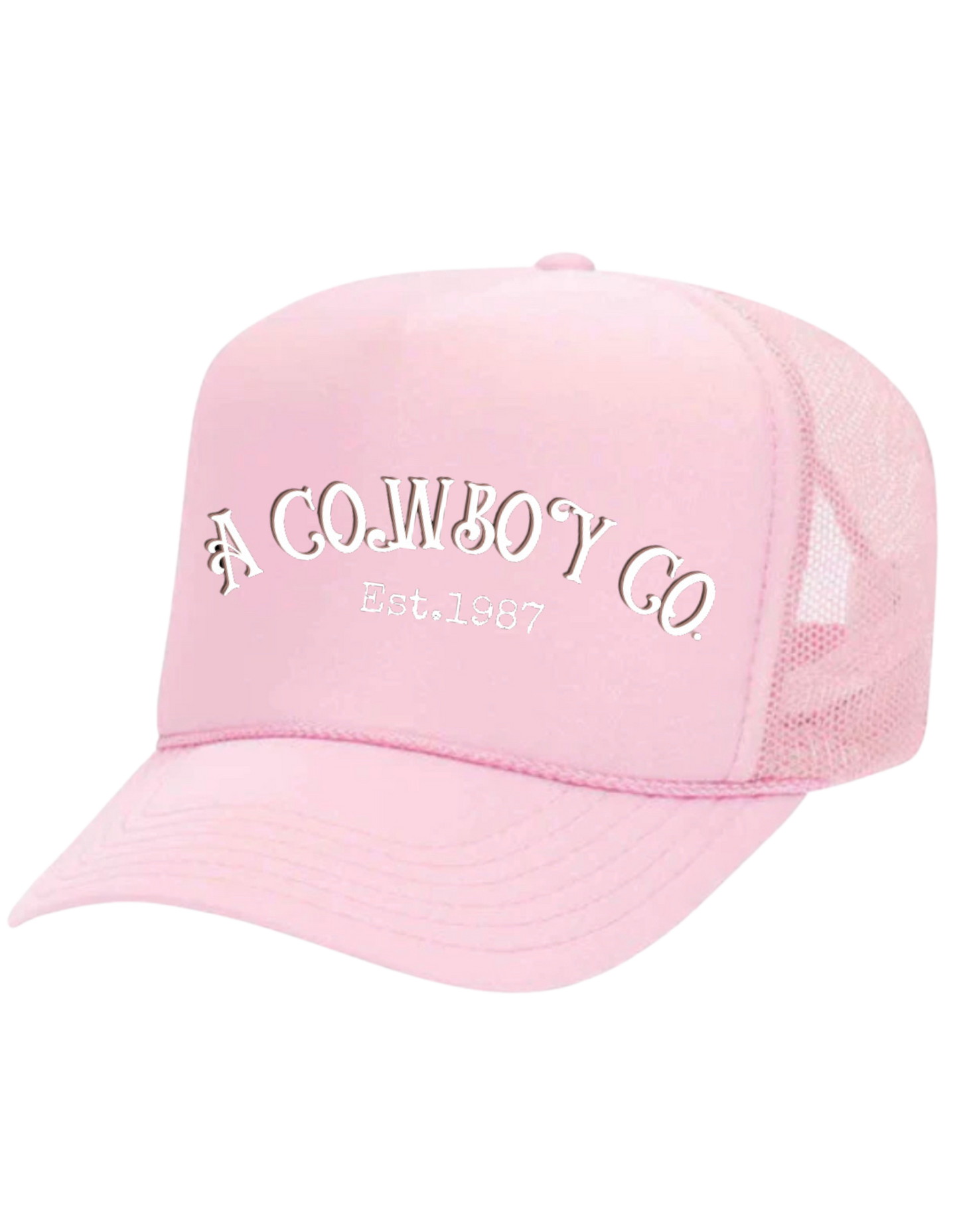 The Farm Boy Trucker in Pink