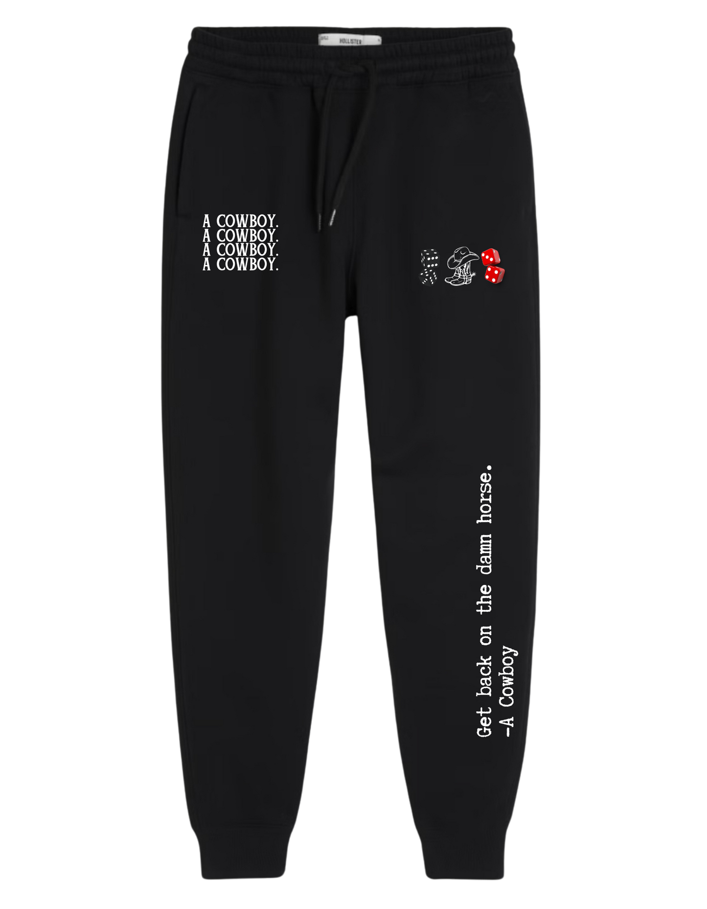 The A Cowboy Logo Joggers