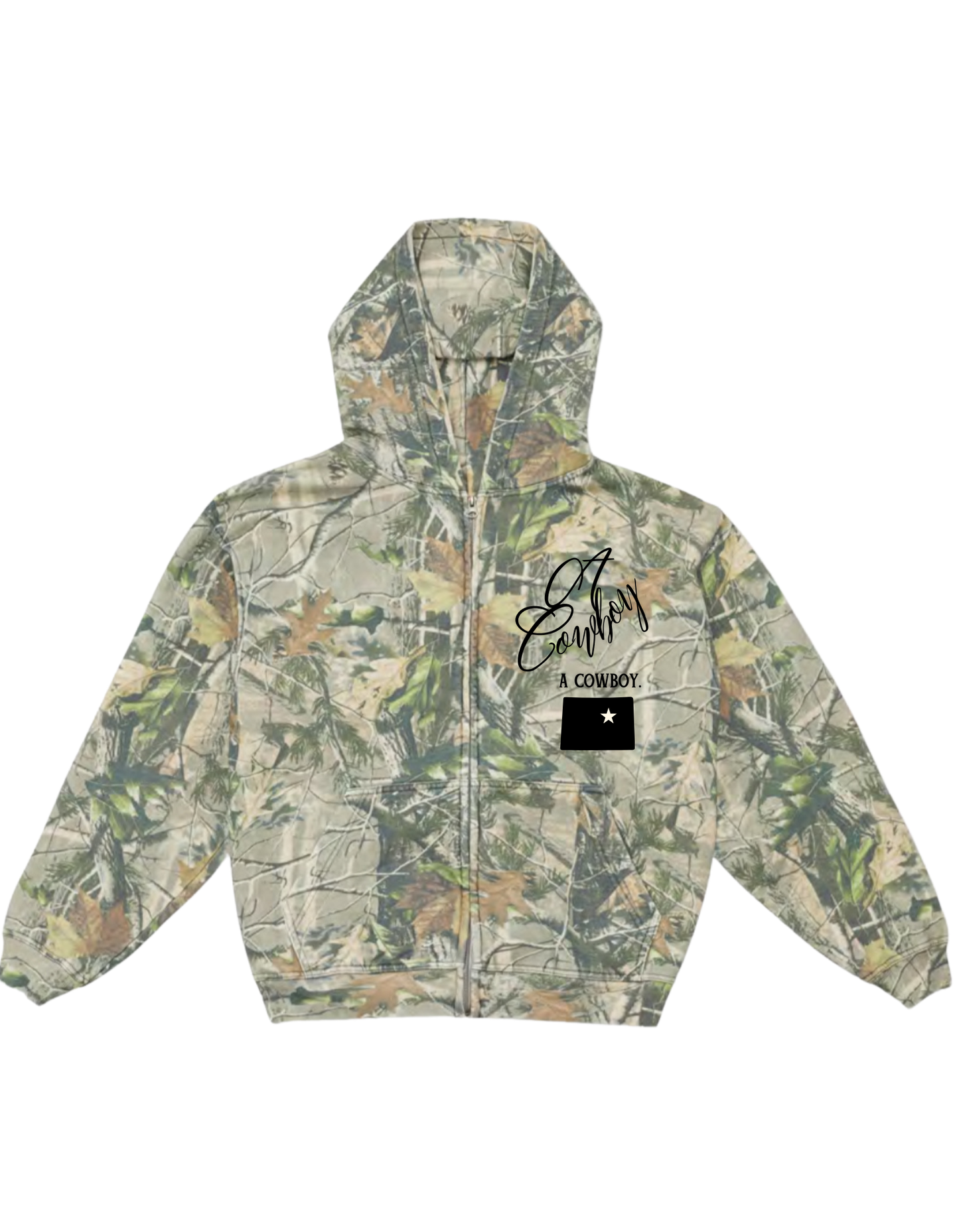 The Stamped Buff Zip Up Hoodie