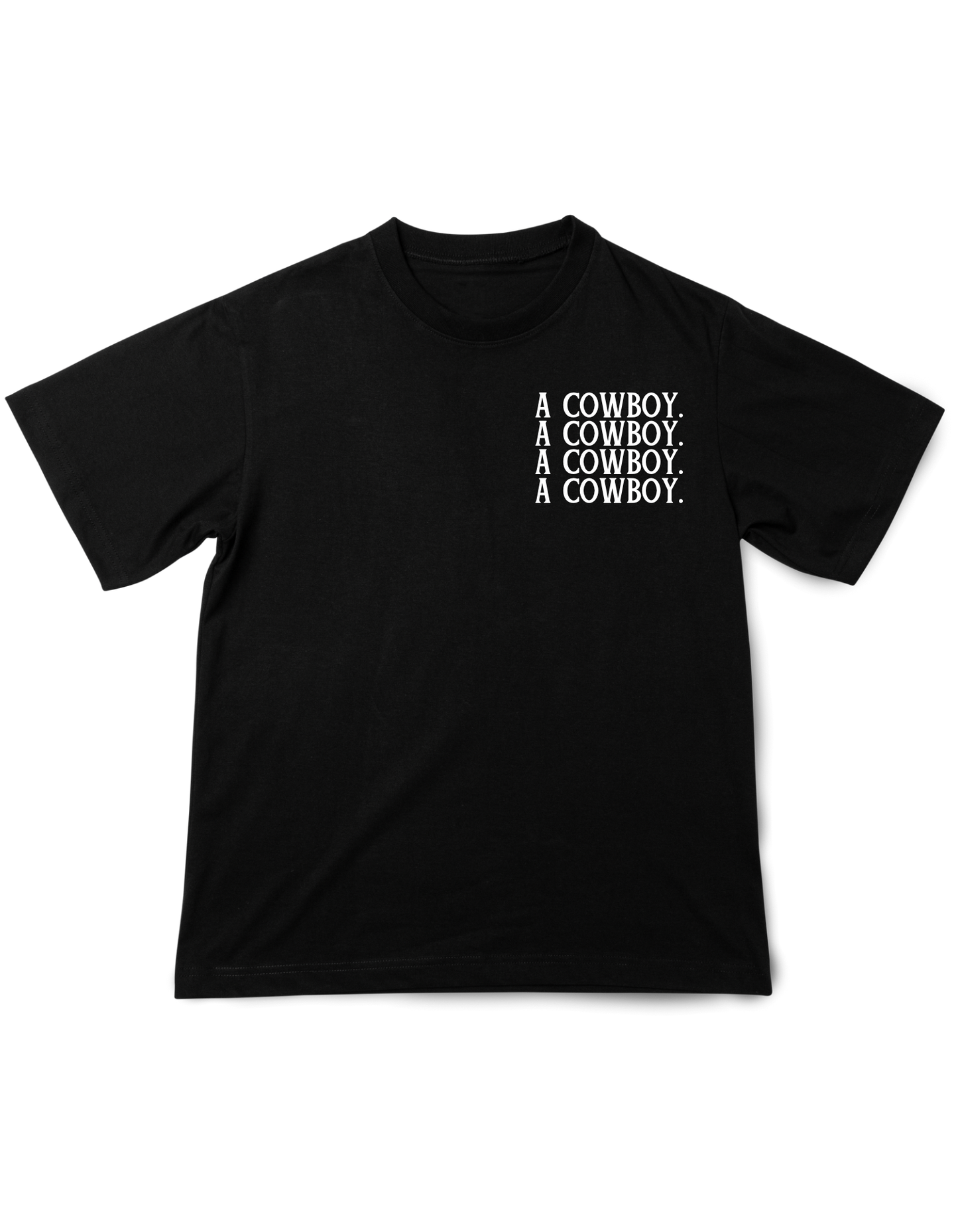 The 4’s Cowboy Tee in Black