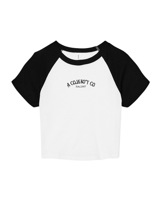 The A Cowboy Raglan Crop