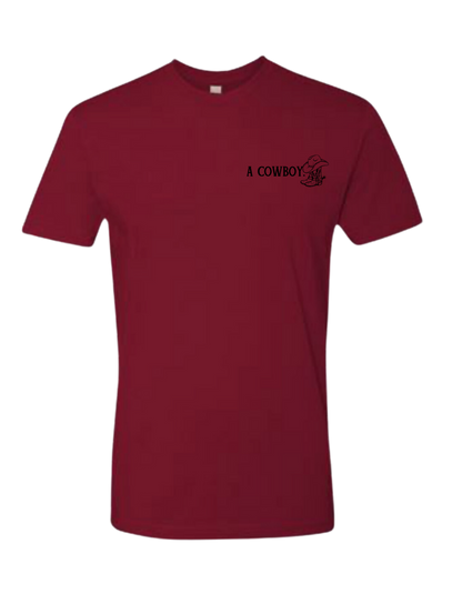 The Everyday Cowboy Tee in Saddle Red