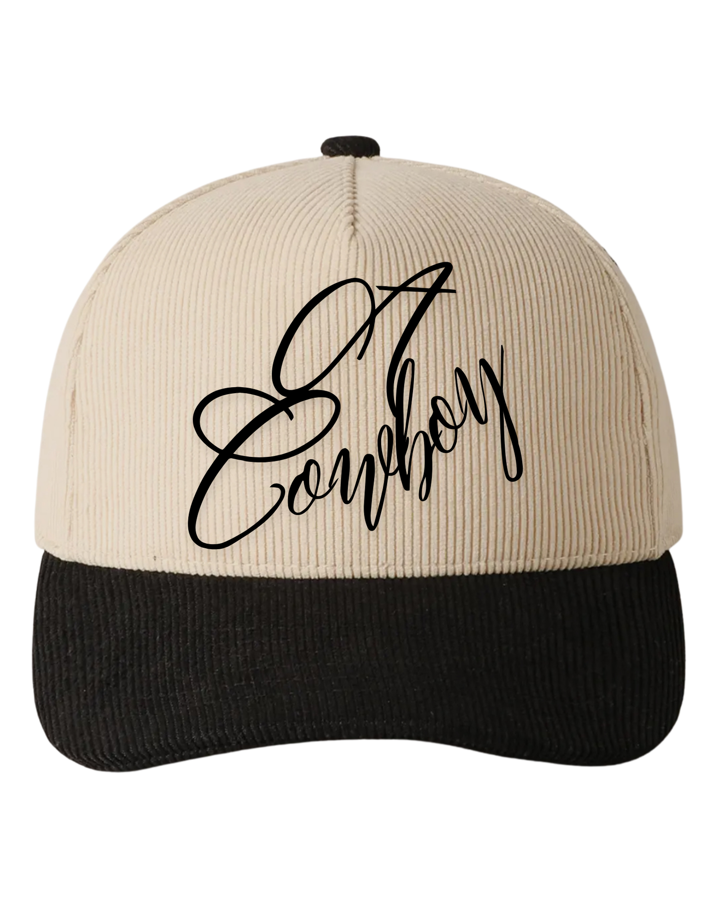 The Buff Script Cord Snapback Hat