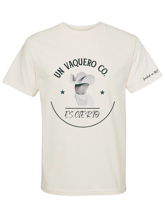 The Vaquero Classic Logo Tee in Antique White