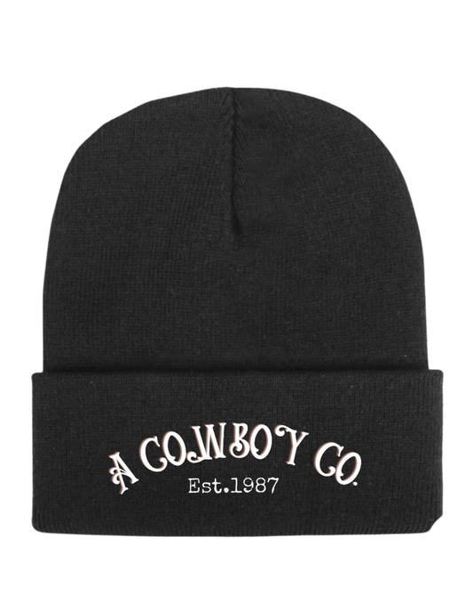 The Farm Boy Beanie in Black